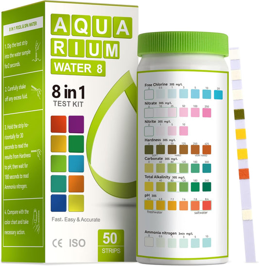 AAwipes 8-in-1 Aquarium Test Kit for Fish Tanks