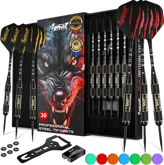 IgnatGames Steel Tip Darts Set