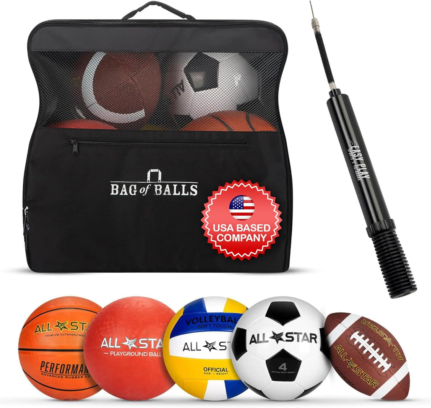 Complete Sports Balls w/Bag