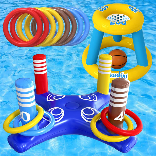 Max Fun Pool Floats Toys Games Set