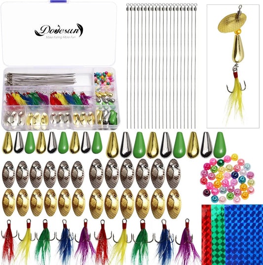 Dovesun 143pcs/120pcs Fishing Lures Making Kit