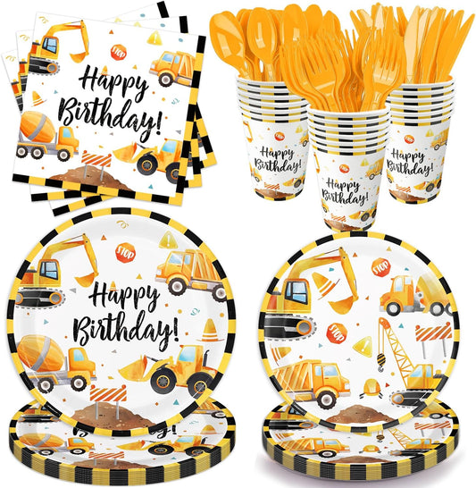 Oigco Construction Birthday Party Supplies