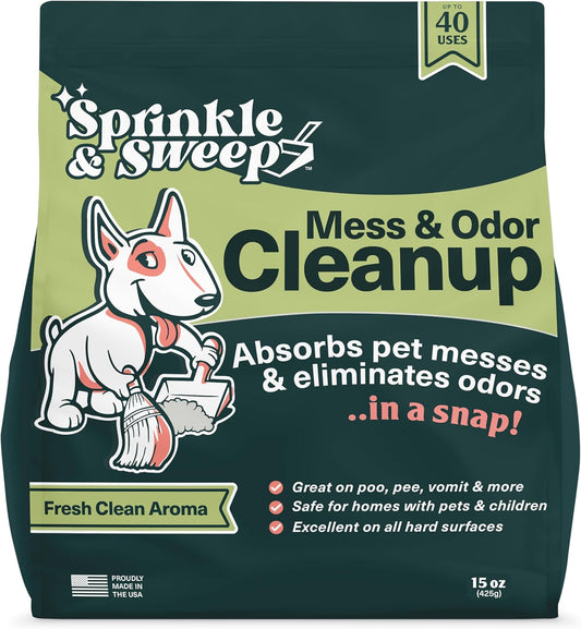 Sprinkle & Sweep Pet Accident Cleanup