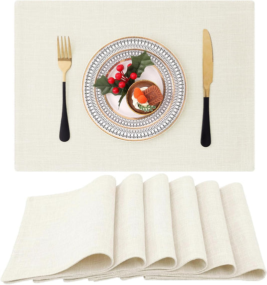 Homaxy Cloths Placemats for Dining Table Set