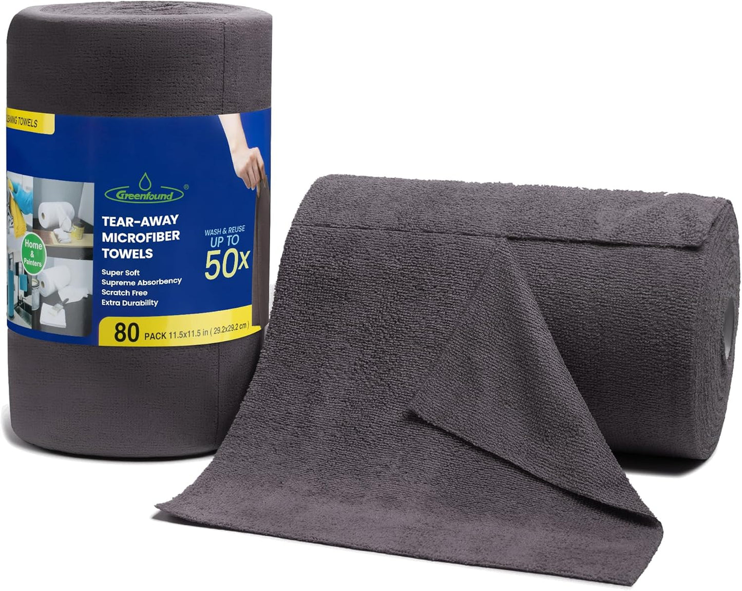 Microfiber Cleaning Cloth Roll