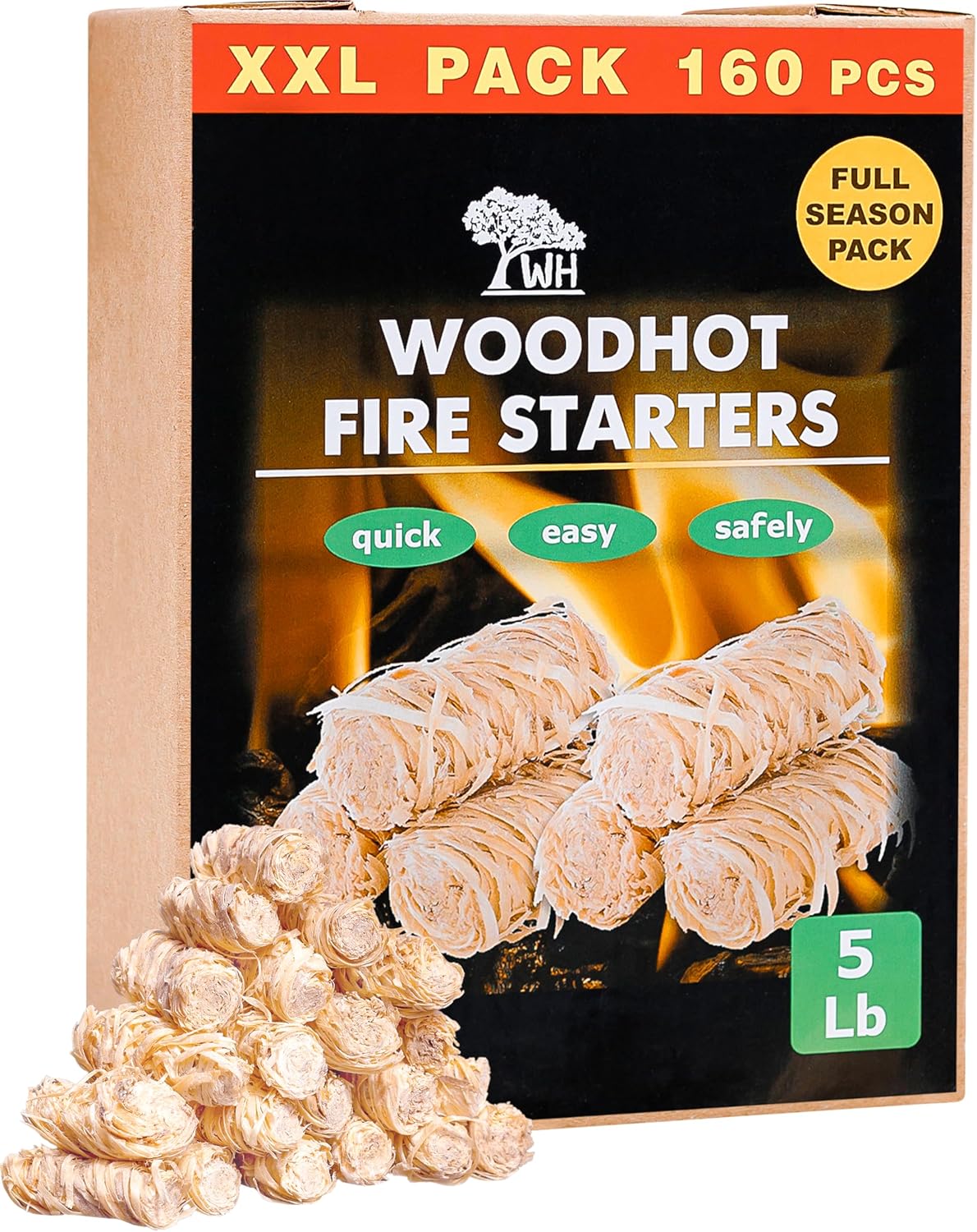 WH WOODHOT Natural Fire Starter