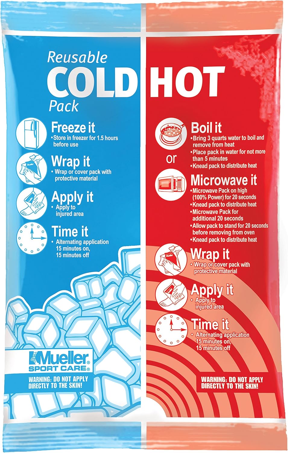 MUELLER Sports Medicine Reusable Fabric Cold/Hot Pack