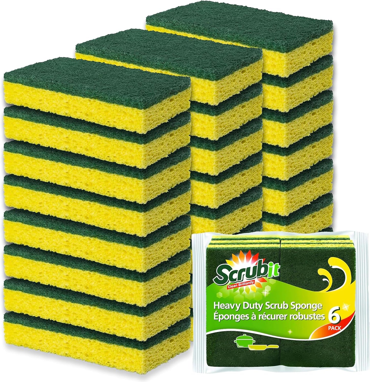 SCRUBIT Heavy Duty Scrub Sponges