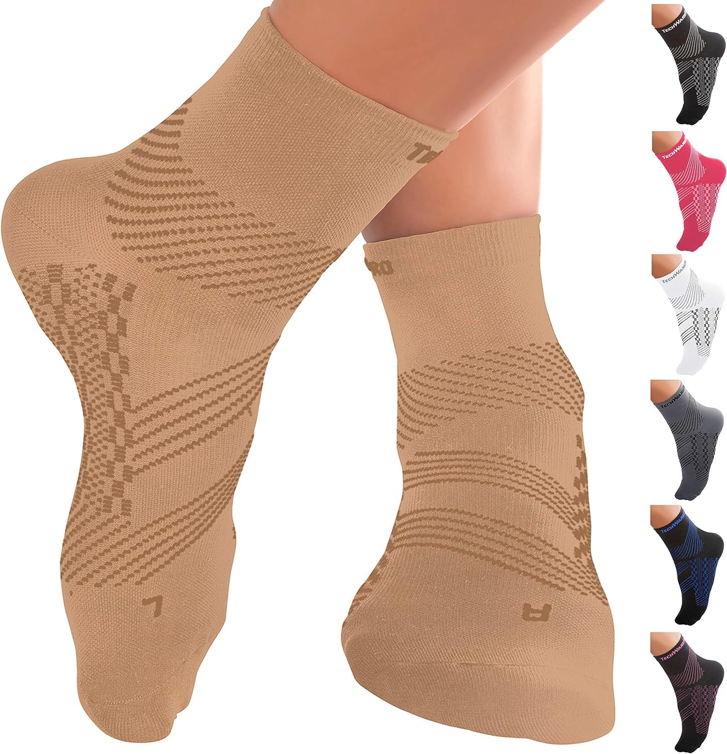 TechWare Pro Plantar Fasciitis Socks